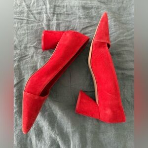 Mercedes Castillo Kioko Red Suede Pumps 8